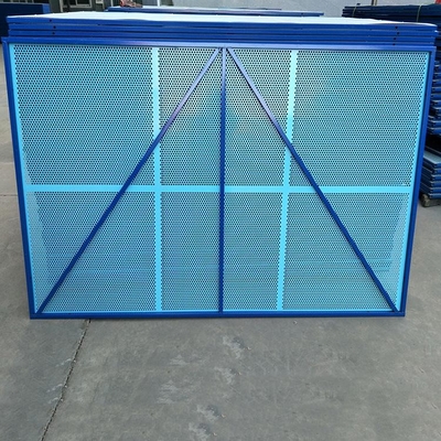 China Movable Perimeter Safety Screen, Scaffold Self-Climbing Safety Perforated Screen supplier