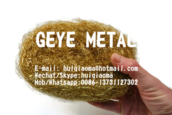 China Abrasive Bronze Wool Pads, Fine/Coarse Brass Wool for Gun Rust Polishing, Brass Wools Skein Pad Wad supplier