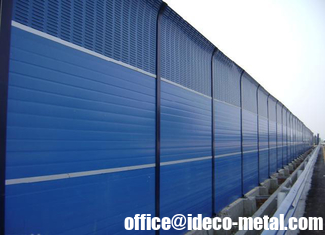China Punched plate/perforated screen Reflective acoustic sound insulating wall fence supplier