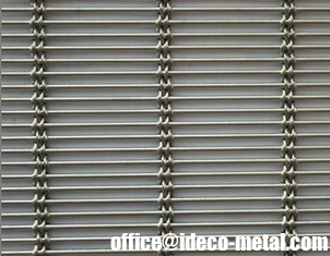 China ZSW-436 Decorative stainless steel braided woven architectural woven mesh for facade claddings supplier