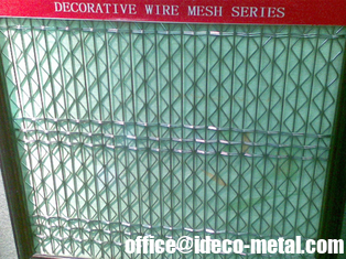 China Diamond hole SS316 Flexi-woven Decorative Architectural mesh fabric for facade wall supplier