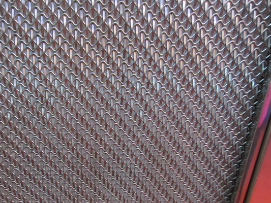 China Flexi-woven architectural Decorative metal mesh for facade cladding in Stainless steel supplier
