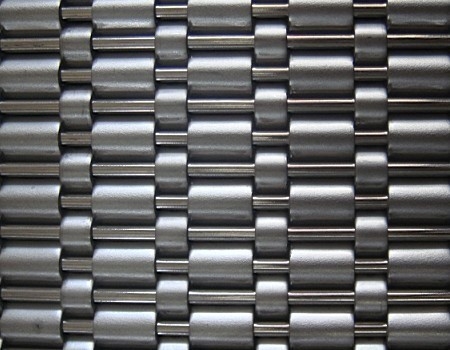 China Channel mesh decorative elevator wall cladding curtain screen in stainless steel supplier