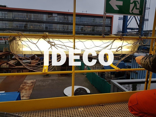 China IDECO Safety Nets, Stainless Steel Wire Mesh Pouches, Secondary Retention Wire Cable Nets, Fall Prevention Mesh supplier