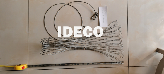 China IDECO SS316 Safety Nets, Wire Mesh Rope Nets for Flood Lights, Speakers, CCTV, Projectors, Tie on Clip on Installation supplier