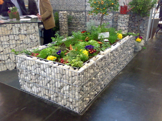 China Raised Beds made of Stone Cages, Welded Gabions Raised Garden Beds supplier