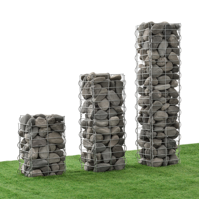 China Landscape Gabion Pillars/Towers, Stone Columns, Gabion Columns for Garden supplier