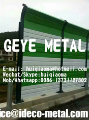 China Reflective Sound Proof Barrier Wall Fence (Non-Perforated Metal Panel Acoustic Noise Barriers) supplier