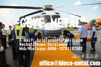 China Helipad Portable Helicopter Aircraft Access/Landing Mats, Mobi Deck, Mobi Mat, Landing Pads supplier