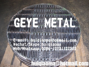 China Tower Packing Support Beds, Welded SS Bar Gratings Close Mesh Metal Grid for Dehydrator supplier