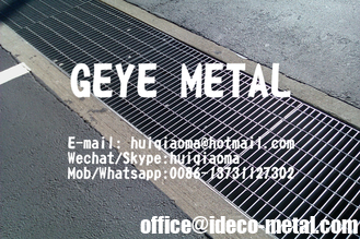 China Trench Grilles, Trench Drainage Grates Covers, Pedestrian Trench Cover Gratings, Gully Duct Ditch Covers supplier