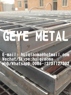 China Plain I-Bar Steel Gratings, Welded Metal Bar Gratings for Platform, Flooring,Trench Covers supplier
