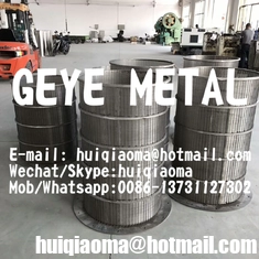 China Wedge Wire Rotary Drum Screens, V-wire Wedge Wire Cylindrical Rotating Trommel Drum Screens supplier