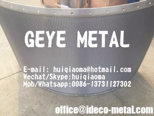 China Wedge Wire Screen Sieve Bends, Static Sieve Bend DSM Screens, SS Run Down Screens Non-Clogging supplier