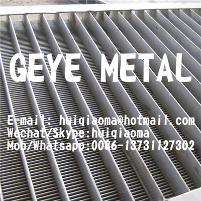China Wedge Wire Screen Flat Panels, Johnson Screens, SS Industrial Profile Screens for Fluid Bed Dryers, Coolers supplier