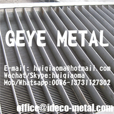 China Wedge Wire Screen Flat Panels, Johnson Screens, SS Industrial Profile Screens for Fluid Bed Dryers, Coolers supplier