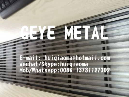 China Stainless Steel Shower Floor Drain Grates, Wedge Wire Grate, High Heel Friendly Trench Drainage Gratings supplier