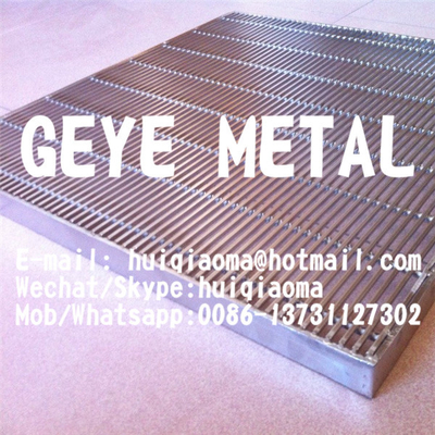 China Stainless Steel High Heel Guard Wedge Wire Gratings, Welded Linear Shower/Floor Drain Grates, Anti-Slip supplier