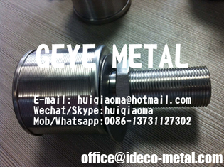 China Stainless Steel Wedge Wire Screen Nozzles Filter, Johnson Screen Metal Water Filter Nozzles,Non Clogging supplier