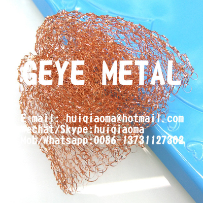 China Knitted Flat Wire Copper Mesh Scourer Pads, Abrasive Cleaning Polishing Copper Scouring Balls, Scrubbers supplier