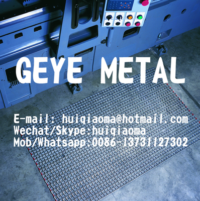 China Heavily Galvanized All-Steel Drag Mats, Workshop Floor Mats, Flexible Metal Door Mats, Steel Mesh Drag Screens supplier