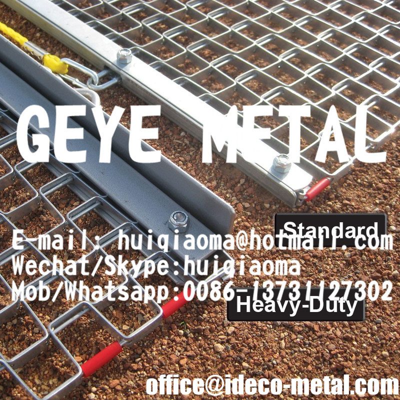 Rigid All Steel Drag Mats for Football/Race Course Field Fine Soi