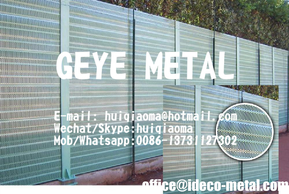 Absorptive Metal Noise Barrier, Sound Barrier Wall Panels,Sound