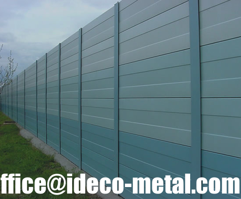 Punched plate/perforated screen Reflective acoustic sound insulating wall fence supplier
