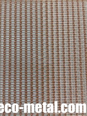 Decorative phosphor copper braided woven architectural wire mesh supplier