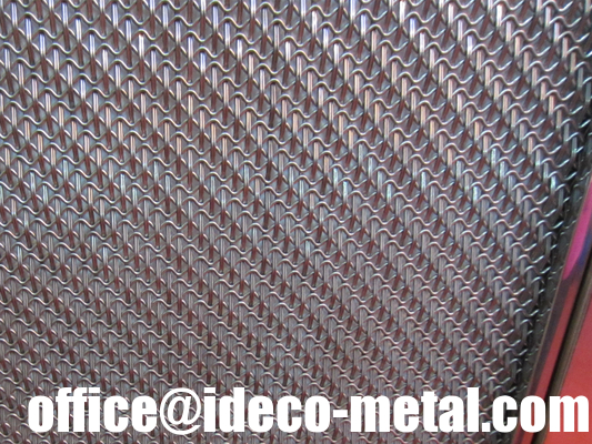 Flexi-woven architectural Decorative metal mesh for facade cladding in Stainless steel supplier