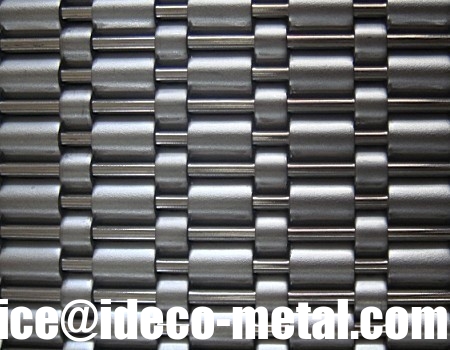 Channel mesh decorative elevator wall cladding curtain screen in stainless steel supplier