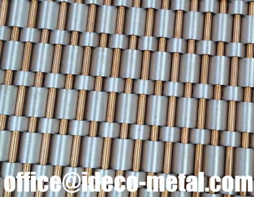 Elevator Decorative mesh, Elevator wall cladding mesh, Channel woven elevator wire mesh supplier