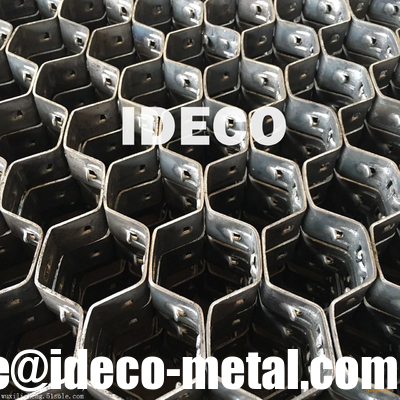 Hexmesh Steel Pallet Strength Corrosion Resistant Temp Resistance Furnace Lining Mesh supplier