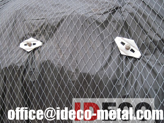 Double Twist Rockfall Tecco Mesh 65 Mm X 65 Mm Mesh Size Heavy Galvanized Zinc Coating supplier
