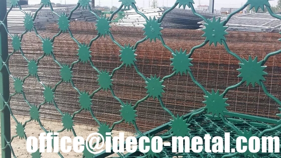 Stainless steel Anti-Climb SUN-BARB Fence, High Security Prison Fence, Thorn Spike Fence supplier