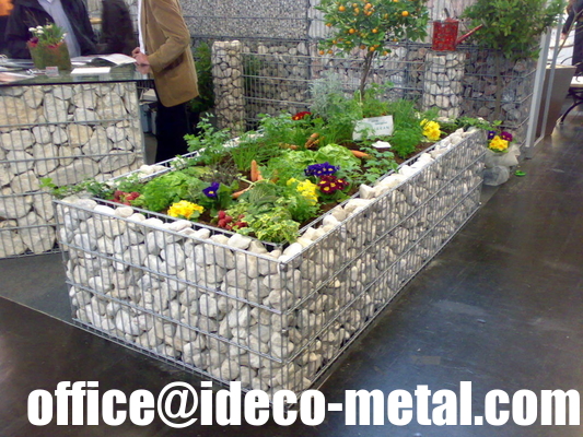 Raised Beds made of Stone Cages, Welded Gabions Raised Garden Beds supplier