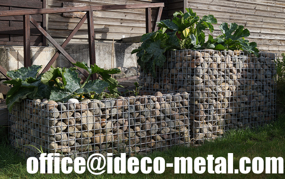 Raised Beds made of Stone Cages, Welded Gabions Raised Garden Beds supplier