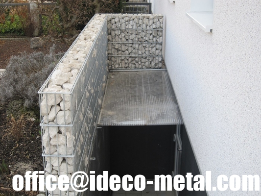 Wire Mesh Welded Gabionen Zaun, Decorative Gaviones Fences,Gabion Cloture Jardin supplier