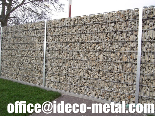 Wire Mesh Welded Gabionen Zaun, Decorative Gaviones Fences,Gabion Cloture Jardin supplier