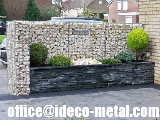 Garden Fence Retaining Wall, Welded Gabion Facade Claddings,Stone Cages,Baskets supplier