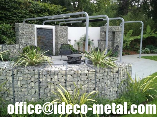 Garden Fence Retaining Wall, Welded Gabion Facade Claddings,Stone Cages,Baskets supplier