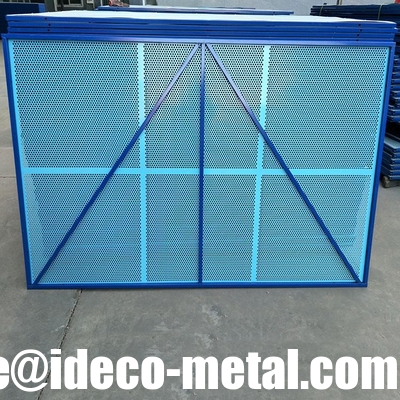 Movable Perimeter Safety Screen, Scaffold Self-Climbing Safety Perforated Screen supplier