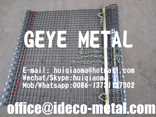 Heavy Duty Flexible All Steel Drag Mats, Metal Drag Screen for Golf Course Greens/Baseball/Softball Field Maintenance supplier