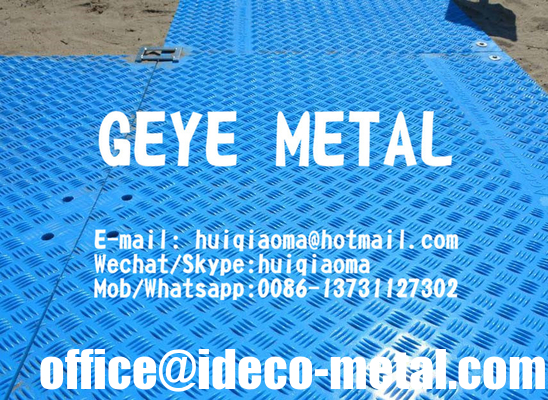 Resort Mobile Beach Access Mats, Portable Roadway Surfaces, HDPE/UHMWPE Temporary Road Mats supplier