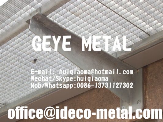 Press-Locked Aluminum Flat Bar Grating, Pressure Locked Aluminium Grid Architectural Ceilings supplier