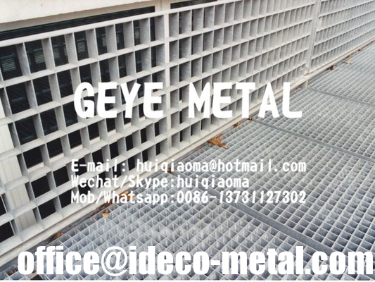 Aluminium Bar Grating Perimeter Fences, Handrail Infill Panels, Security/Ventilation Screen supplier