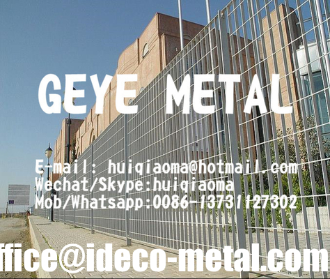 Welded Steel Bar Grating Fences, Architectural Fence Gratings Screen, Green Wall Metal Grilles supplier