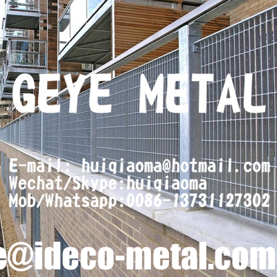 Welded Steel Bar Grating Fences, Architectural Fence Gratings Screen, Green Wall Metal Grilles supplier