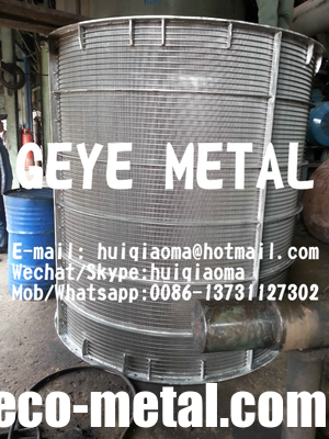 Wedge Wire Rotary Drum Screens, V-wire Wedge Wire Cylindrical Rotating Trommel Drum Screens supplier