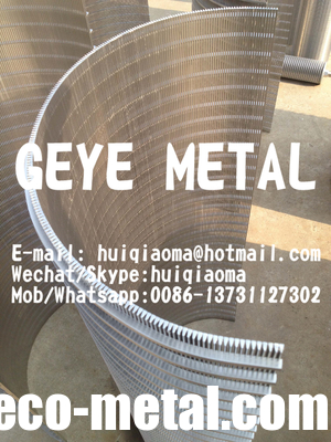 Wedge Wire Screen Sieve Bends, Static Sieve Bend DSM Screens, SS Run Down Screens Non-Clogging supplier